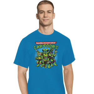 Shirts T-Shirts, Tall / Large / Royal Ninja Cartoons