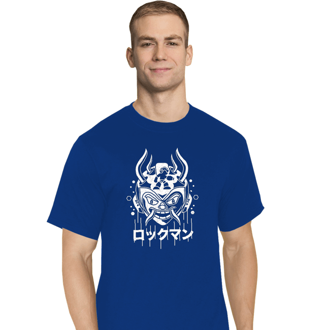 Shirts T-Shirts, Tall / Large / Royal Blue Blue Bomber Oni