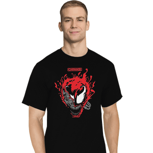 Shirts T-Shirts, Tall / Large / Black Cyber Carnage