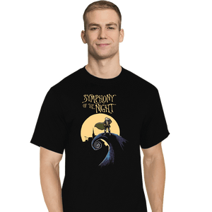 Daily_Deal_Shirts T-Shirts, Tall / Large / Black Symphony Of The Night