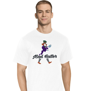 Shirts T-Shirts, Tall / Large / White Mad Hatter