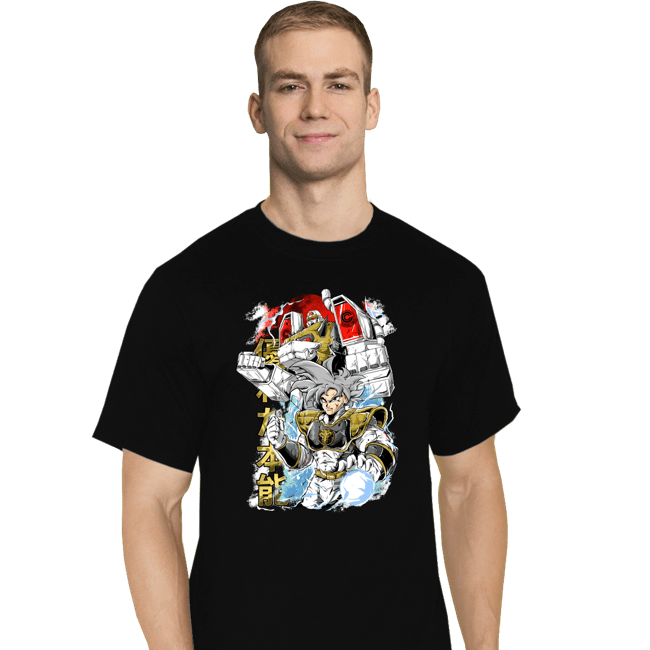 Daily_Deal_Shirts T-Shirts, Tall / Large / Black Saiyan Ranger