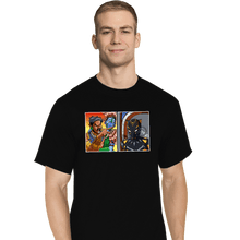 Load image into Gallery viewer, Daily_Deal_Shirts T-Shirts, Tall / Large / Black Fish Man Yelling
