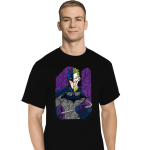 Secret_Shirts T-Shirts, Tall / Large / Black Batman Joker
