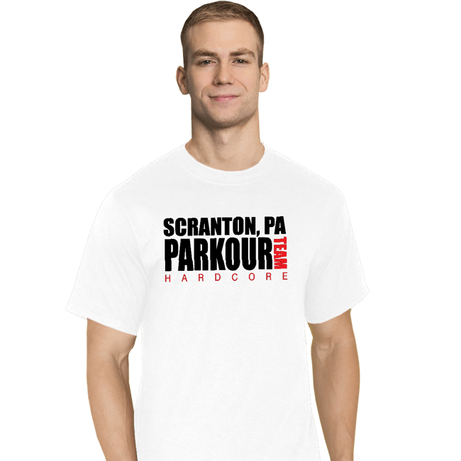 Shirts T-Shirts, Tall / Large / White Parkour Team