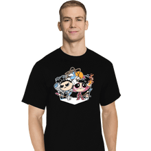 Load image into Gallery viewer, Secret_Shirts T-Shirts, Tall / Large / Black Shark &amp; Lava
