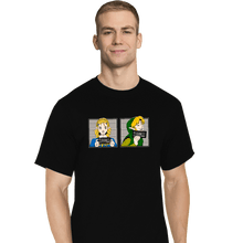 Load image into Gallery viewer, Shirts T-Shirts, Tall / Large / Black Arrested In Hyrule
