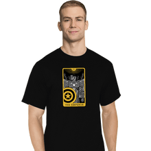 Load image into Gallery viewer, Shirts T-Shirts, Tall / Large / Black Tarot The Emperor
