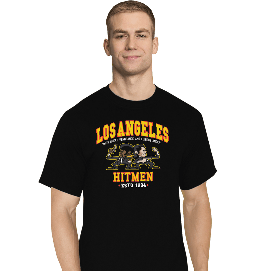Shirts T-Shirts, Tall / Large / Black L.A. Hitmen