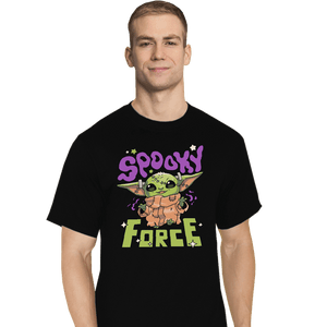 Shirts T-Shirts, Tall / Large / Black Spooky Force