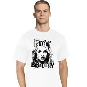 Secret_Shirts T-Shirts, Tall / Large / White Free Britney White