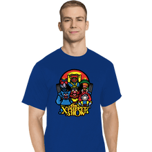 Load image into Gallery viewer, Daily_Deal_Shirts T-Shirts, Tall / Large / Royal Blue The X-Puppet Show
