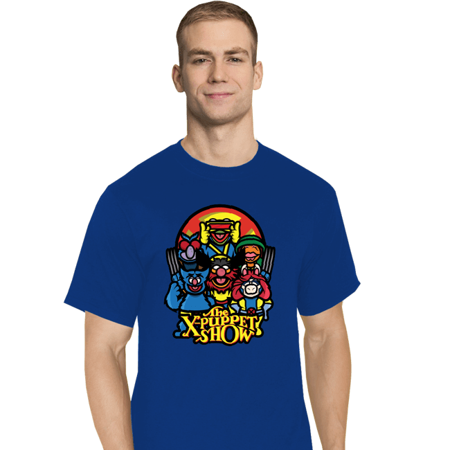 Daily_Deal_Shirts T-Shirts, Tall / Large / Royal Blue The X-Puppet Show