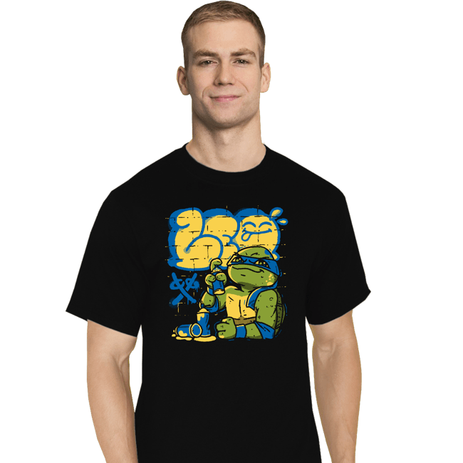Daily_Deal_Shirts T-Shirts, Tall / Large / Black Leo Bomb