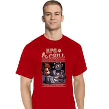 Load image into Gallery viewer, Daily_Deal_Shirts T-Shirts, Tall / Large / Red RPG &amp; Chill
