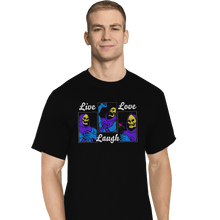 Load image into Gallery viewer, Shirts T-Shirts, Tall / Large / Black Live Laugh Love
