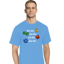 Load image into Gallery viewer, Secret_Shirts T-Shirts, Tall / Large / Royal Blue Seuss Dice

