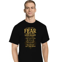 Load image into Gallery viewer, Daily_Deal_Shirts T-Shirts, Tall / Large / Black Fear Is The Mind-Killer
