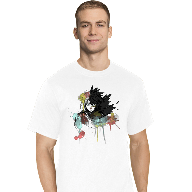 Secret_Shirts T-Shirts, Tall / Large / White Howl Watercolors