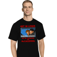 Load image into Gallery viewer, Daily_Deal_Shirts T-Shirts, Tall / Large / Black Get In Loser
