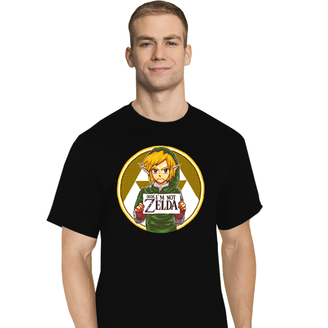 Secret_Shirts T-Shirts, Tall / Large / Black Not Zelda!
