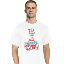 Load image into Gallery viewer, Shirts T-Shirts, Tall / Large / White Where&#39;s Grindelwaldo
