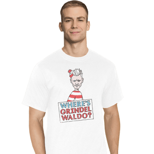 Shirts T-Shirts, Tall / Large / White Where's Grindelwaldo