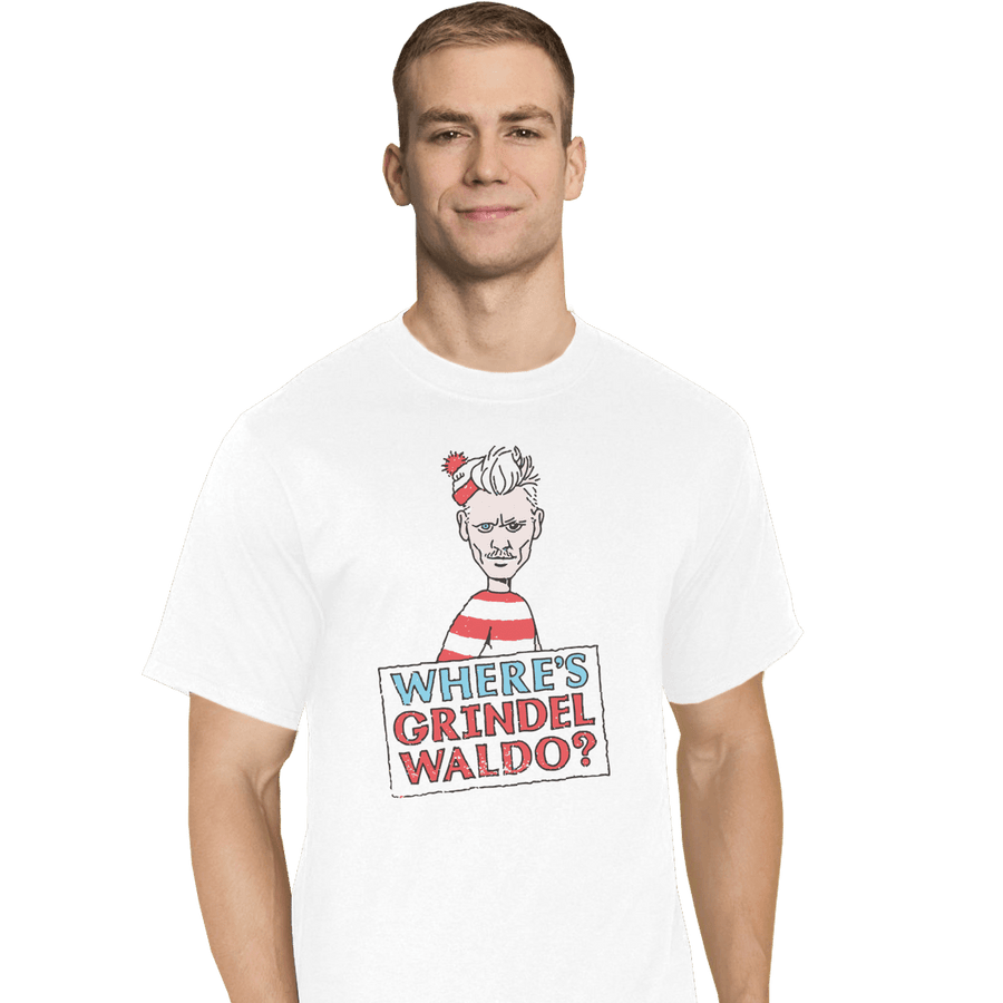 Shirts T-Shirts, Tall / Large / White Where's Grindelwaldo