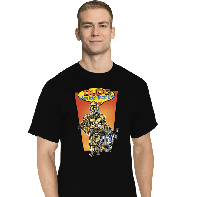 Secret_Shirts T-Shirts, Tall / Large / Black Where is the Master Luke