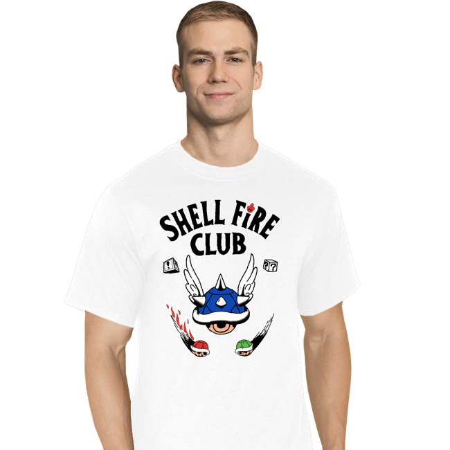 Secret_Shirts T-Shirts, Tall / Large / White Shellfire Club