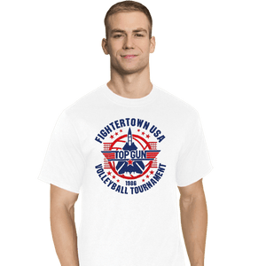 Shirts T-Shirts, Tall / Large / White Volleyball Tournament