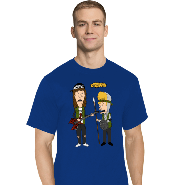 Daily_Deal_Shirts T-Shirts, Tall / Large / Royal Blue Most Metal Ever