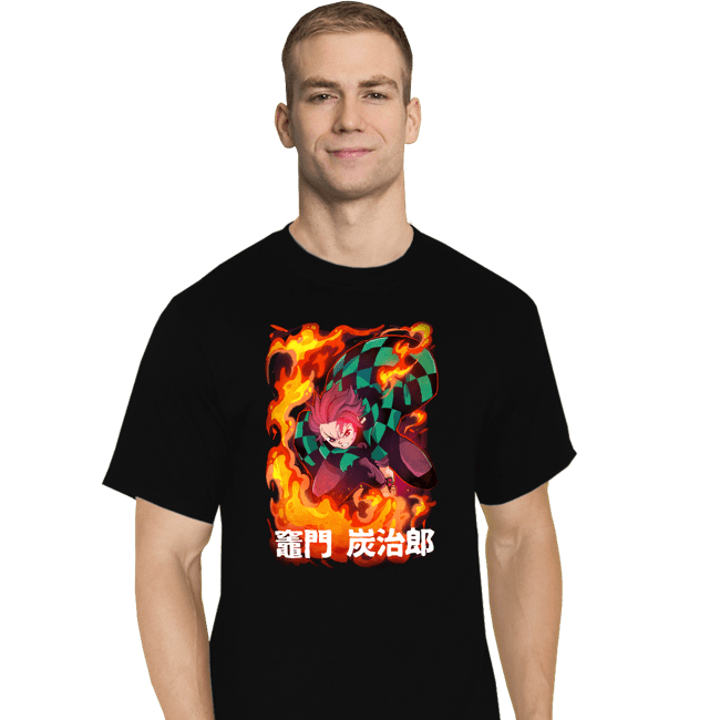 Shirts T-Shirts, Tall / Large / Black Slayer Tanjiro
