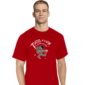 Shirts T-Shirts, Tall / Large / Red Toss A Coin Pilgrim