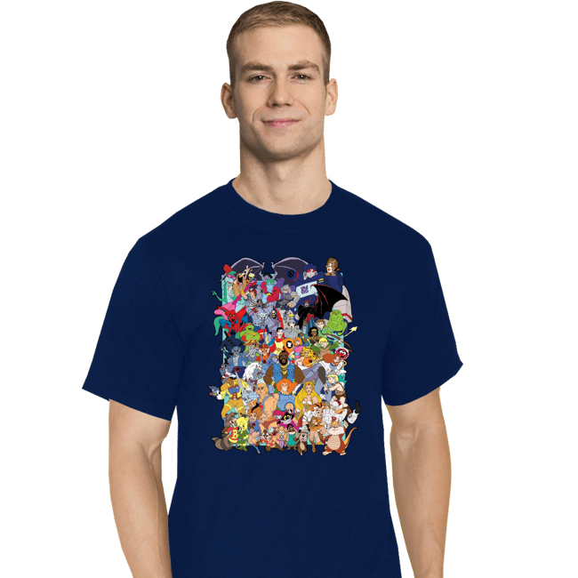 Secret_Shirts T-Shirts, Tall / Large / Navy Saturday Mornings!