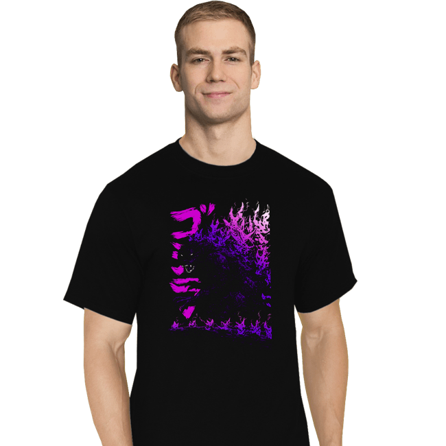 Secret_Shirts T-Shirts, Tall / Large / Black Millenium Godzilla