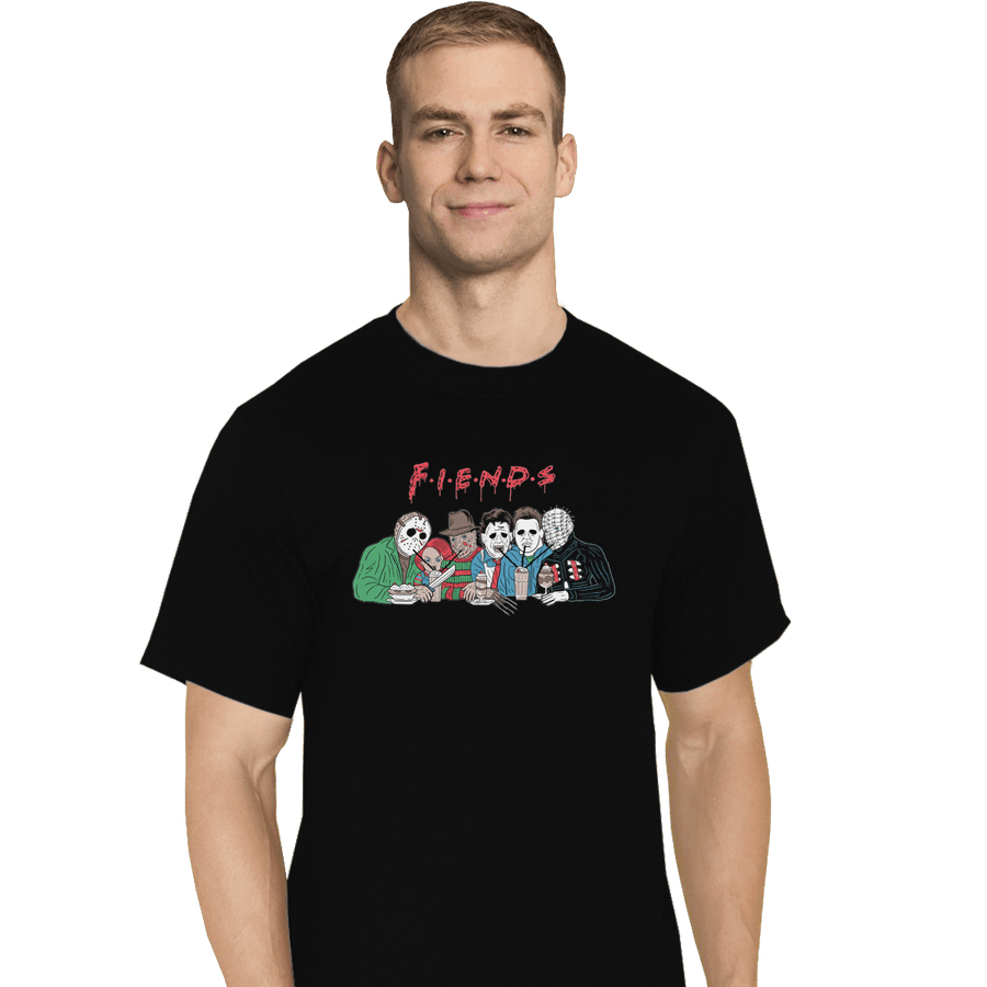Shirts T-Shirts, Tall / Large / Black Horror Fiends
