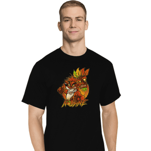 Shirts T-Shirts, Tall / Large / Black Nsane Bandicoot