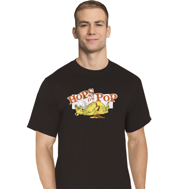 Shirts T-Shirts, Tall / Large / Black Hops On Pop