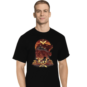 Shirts T-Shirts, Tall / Large / Black House Of Gryffindor