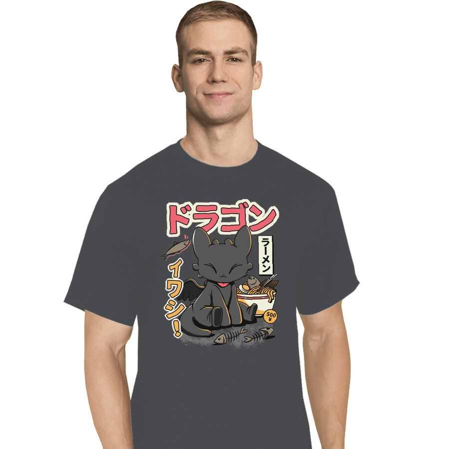 Shirts T-Shirts, Tall / Large / Charcoal Ramen Night