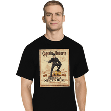 Load image into Gallery viewer, Daily_Deal_Shirts T-Shirts, Tall / Large / Black Captain Roberts Spiced Rum
