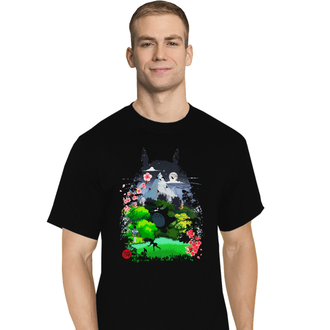 Daily_Deal_Shirts T-Shirts, Tall / Large / Black Neighbors & Friends