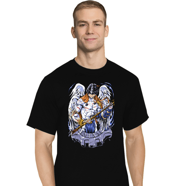Daily_Deal_Shirts T-Shirts, Tall / Large / Black Battle Angemon