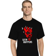 Load image into Gallery viewer, Secret_Shirts T-Shirts, Tall / Large / Black Sith Happens
