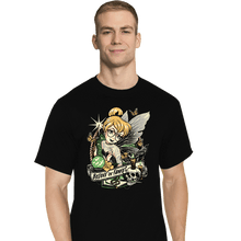 Load image into Gallery viewer, Daily_Deal_Shirts T-Shirts, Tall / Large / Black Believe In Fairies

