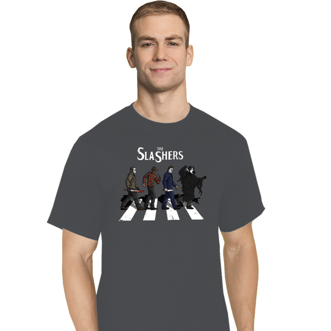 Daily_Deal_Shirts T-Shirts, Tall / Large / Charcoal The Slashers