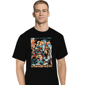 Secret_Shirts T-Shirts, Tall / Large / Black HB Superheroes