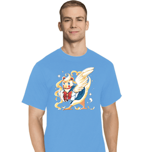 Daily_Deal_Shirts T-Shirts, Tall / Large / Royal Blue Sailor Bird