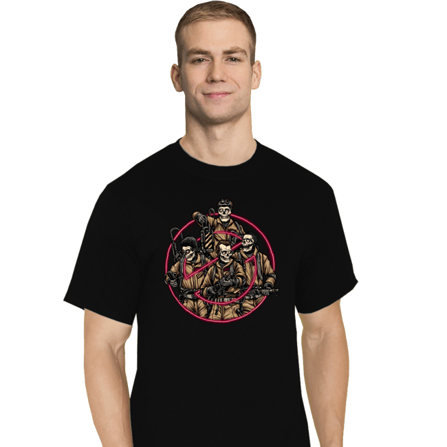 Secret_Shirts T-Shirts, Tall / Large / Black Busted Ghouls